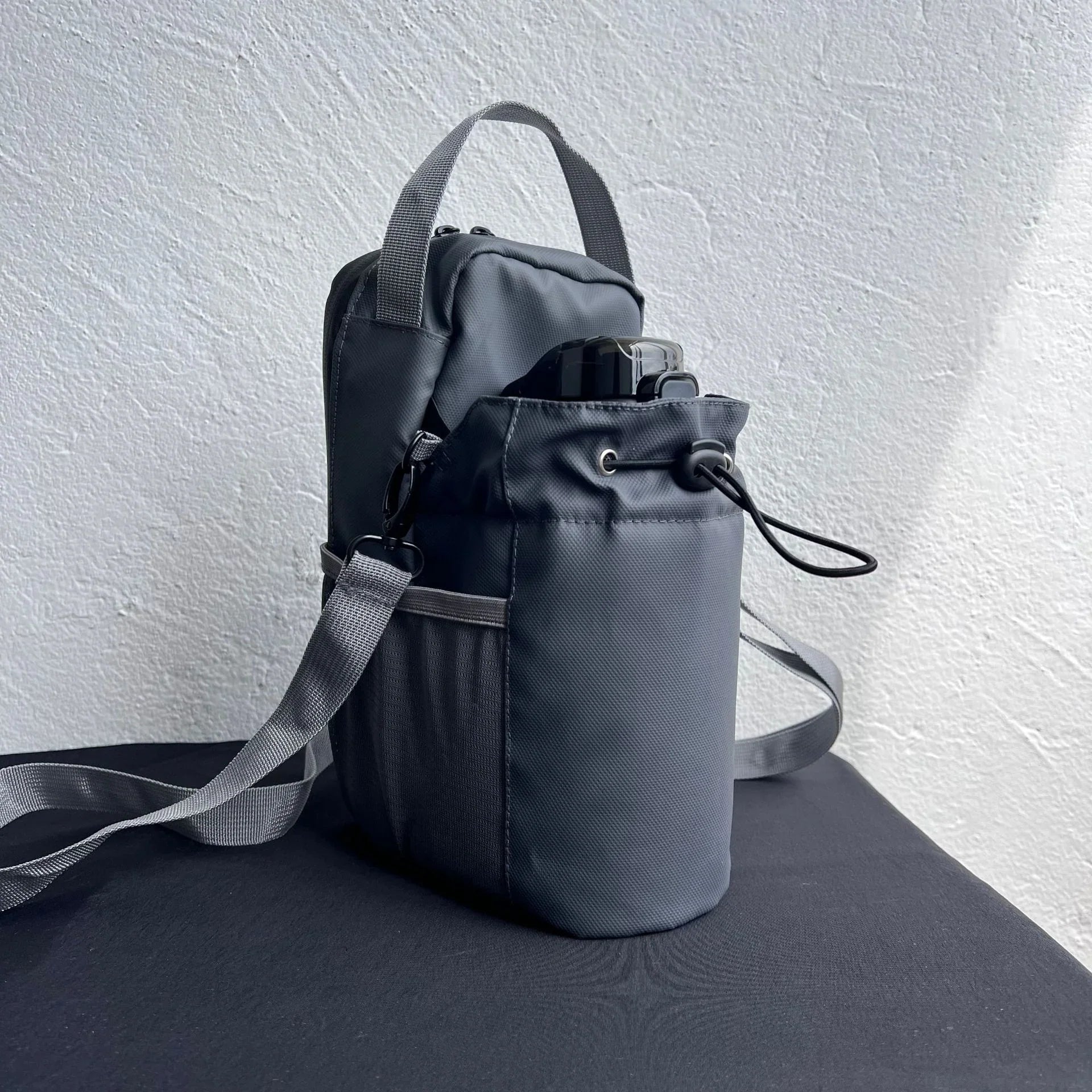 Vogue Fitness TitanMag magnetic gym bag featuring a sleek design and convenient storage compartments for workouts.