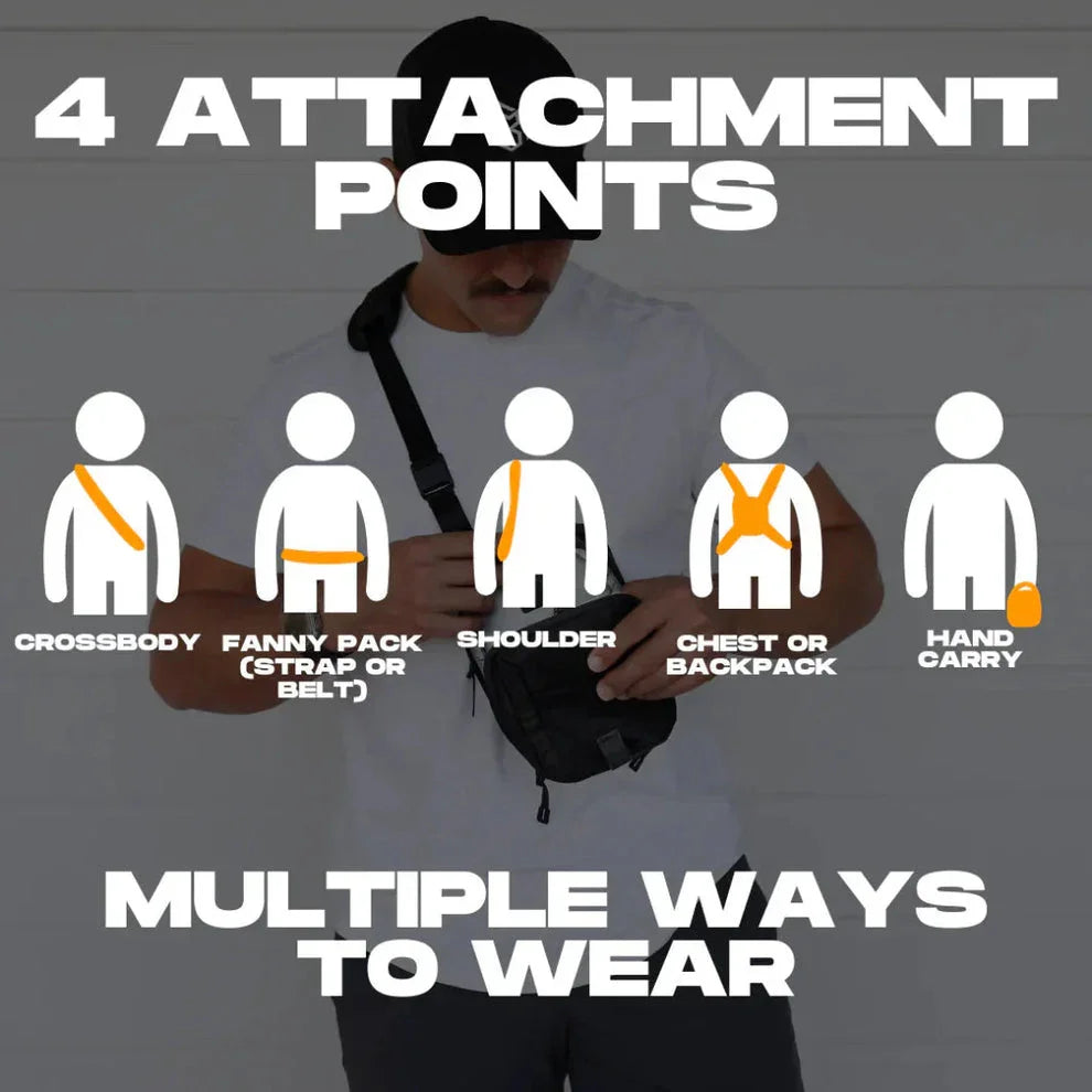 Vogue Fitness TitanMag magnetic gym bag with spacious compartments and durable fabric in a sleek design.