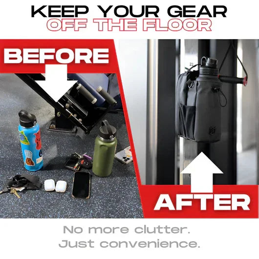 Vogue Fitness TitanMag gym bag with magnetic closures and spacious compartments for workout gear and accessories.