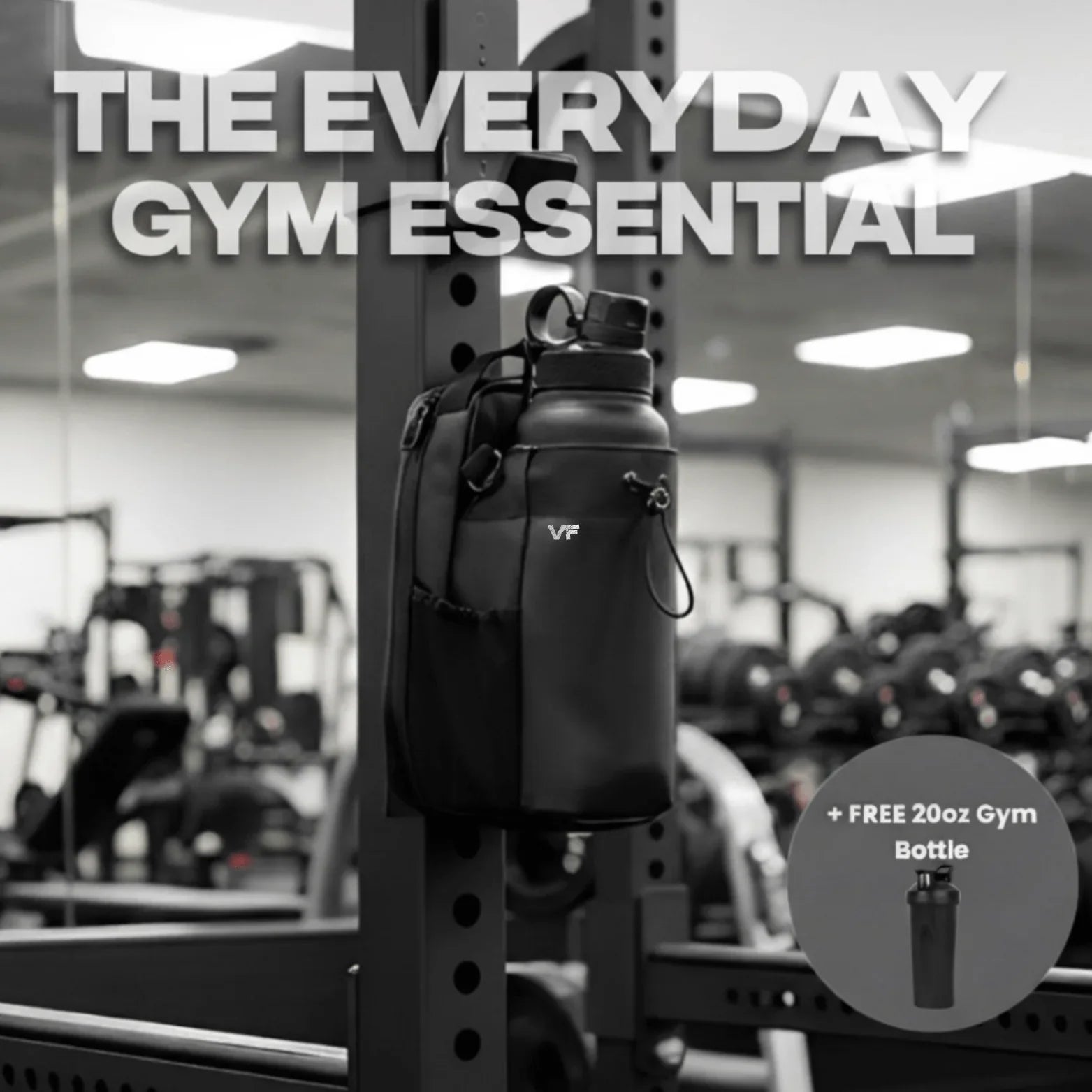 TitanMag magnetic gym bag by Vogue Fitness with spacious compartments and a sleek design for convenient workouts.