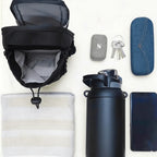 TitanMag Magnetic Gym Bag by Vogue Fitness, featuring spacious compartments and a sleek design for active lifestyles.